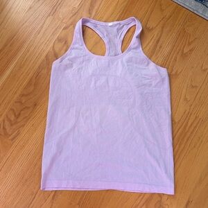 Lululemon Swiftly Tech Racerback Tank Top Size 12 light purple